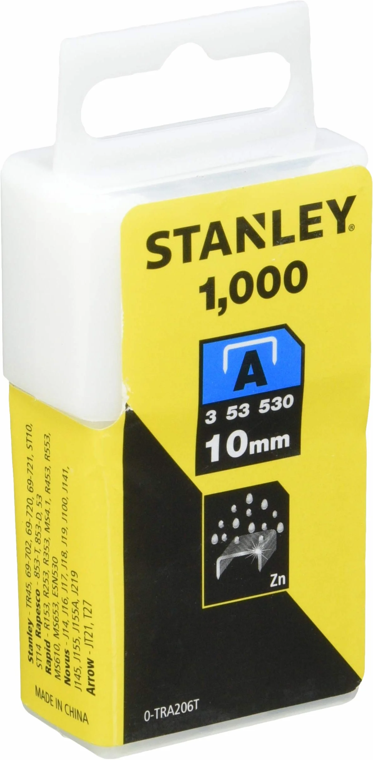 Stanley STA0TRA206T lekki zszywacz 10 mm (1000) 0-TRA206T