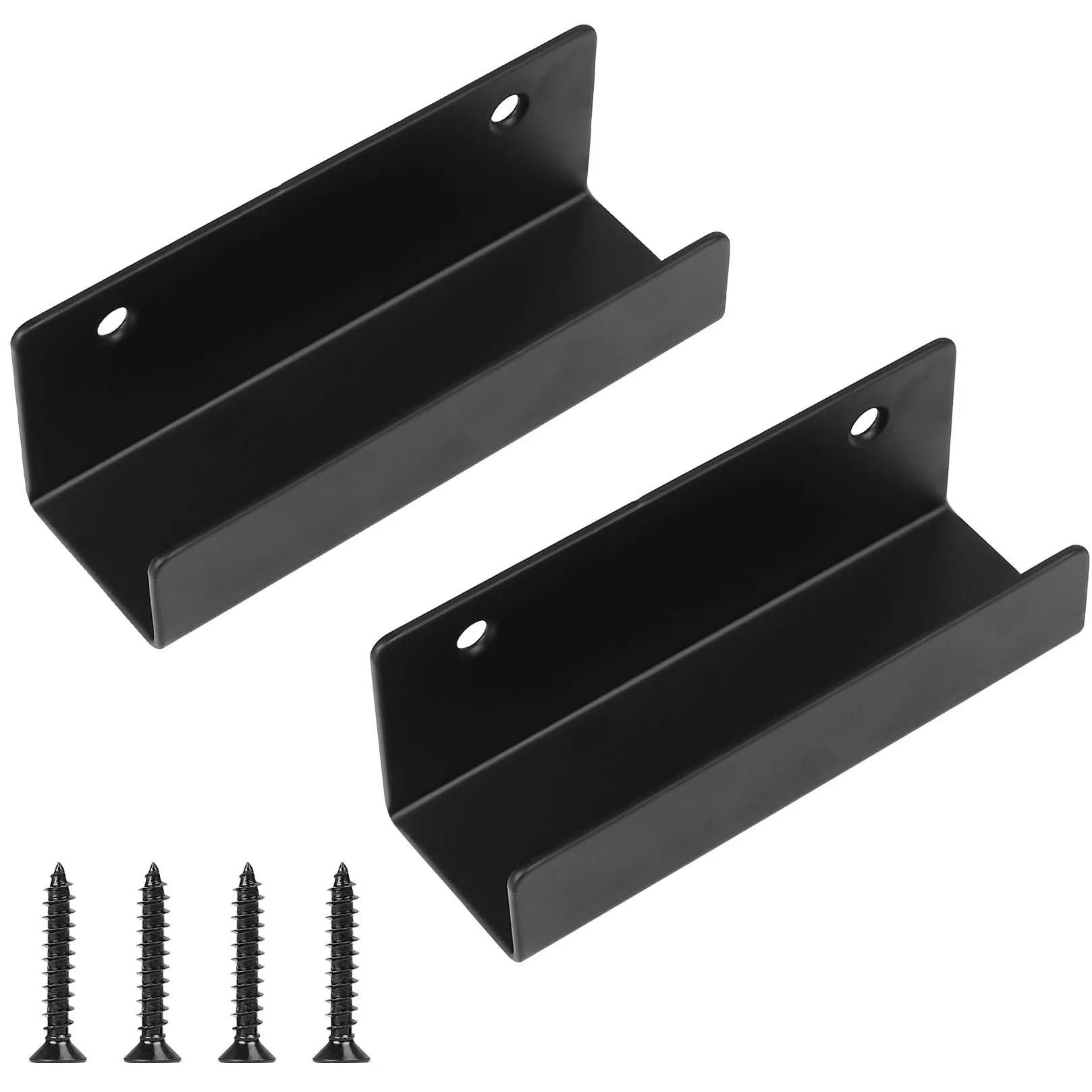 2 konsole typu U, wieszaki ścienna, 125mm konsole do płytek ceramicznych, metalowe uchwyty na narzędzia dla kuchni, łazienki, garażu