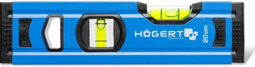 Högert Technik HT4M001-D Poziomica Libellowa, Niebieski, 20 cm