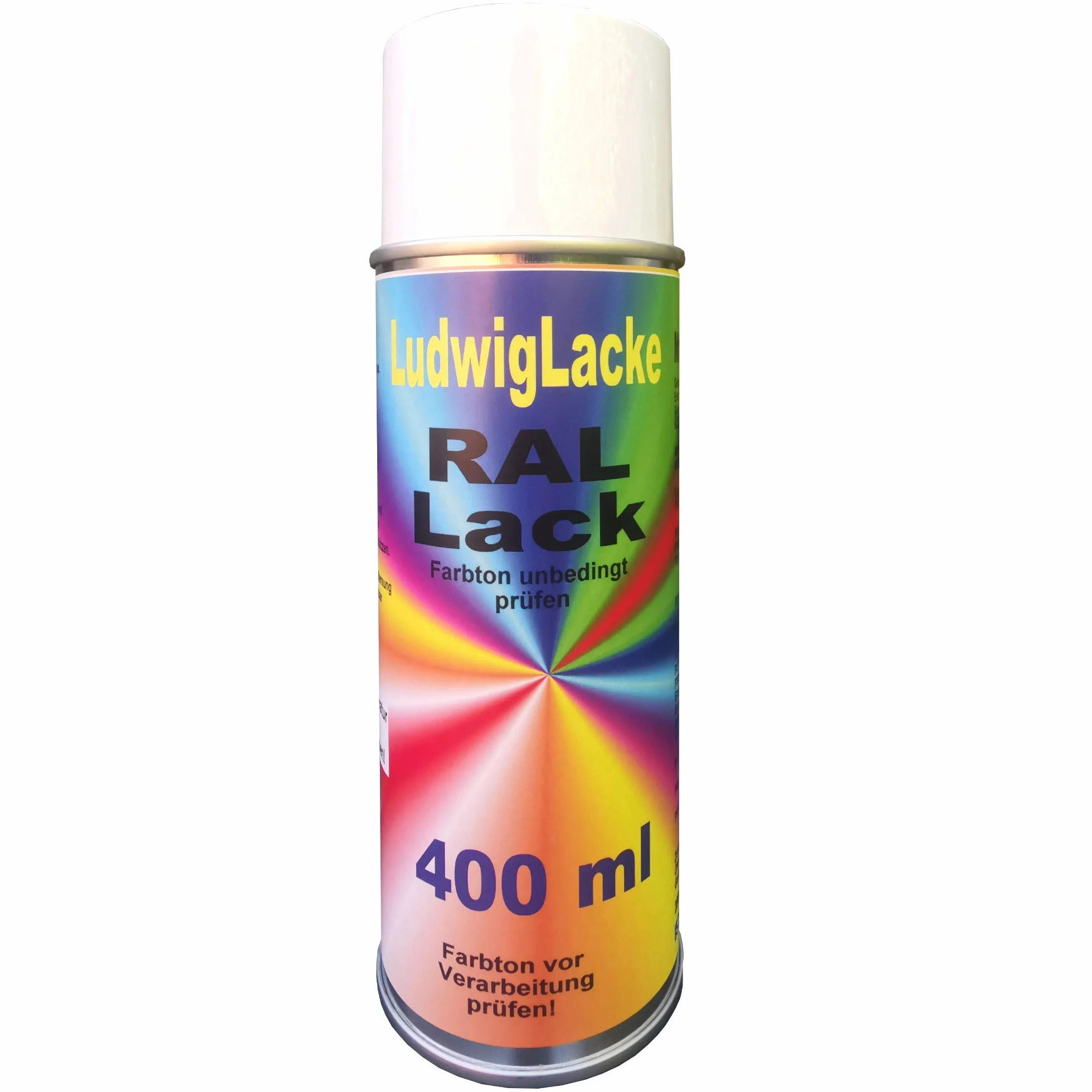 Dekoracyjny lakier akrylowy, 400 ml, spray RAL kolor matowy lub błyszczący, szybkoschnący, do lakierowania i dekorowania, z wielu materiałów "zrób to sam" (RAL 1013 perłowo-biały matowy)