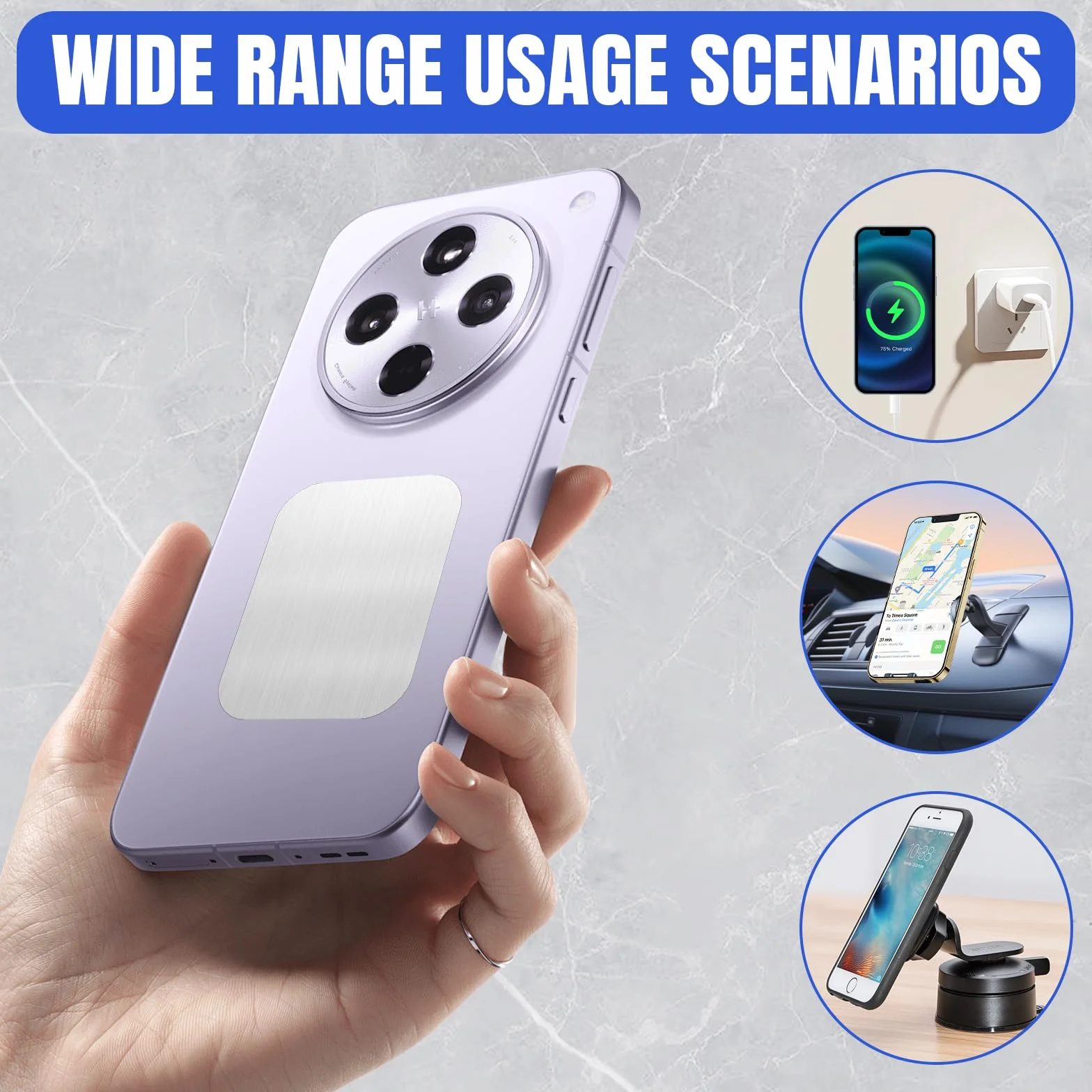 20 sztuk metalowych płytek na magnesy, metalowe płytki, samoprzylepne, metalowe płytki na telefon komórkowy, kwadratowe metalowe płytki, metalowe płytki samoprzylepne, do uchwytów na telefon