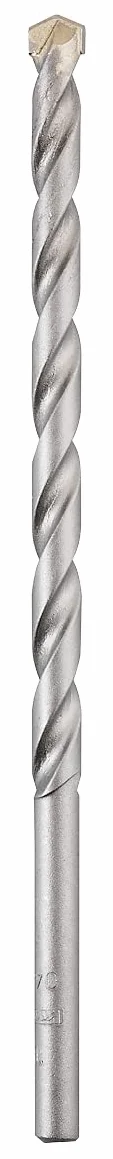 kwb Wiertło do muru Ø 10 mm, długość 200 mm, z wytrzymałą płytą z twardego metalu, spirala wiertła formowana bez wiórów, powierzchnia kulista i trzonek okrągły, odpowiada ISO 5468