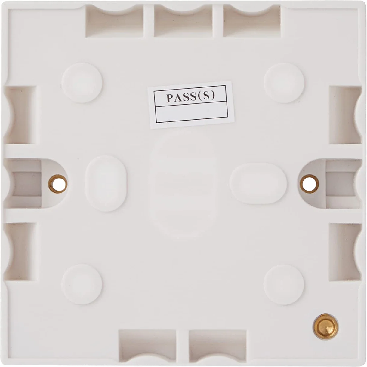 Bulk Hardware BH02625 puszka wnosząca z włącznikiem światła, biała