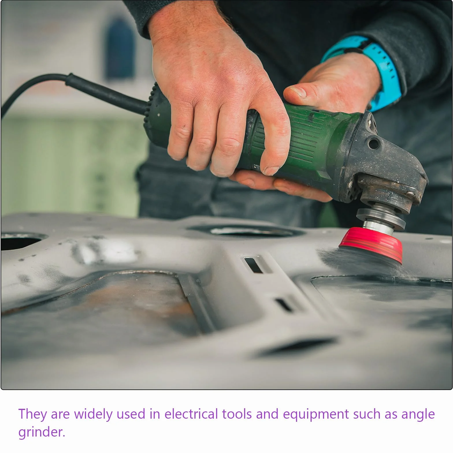 DMiotech 4-pak szczotek węglowych 6 mm x 9 mm x 16 mm do silnika elektrycznego