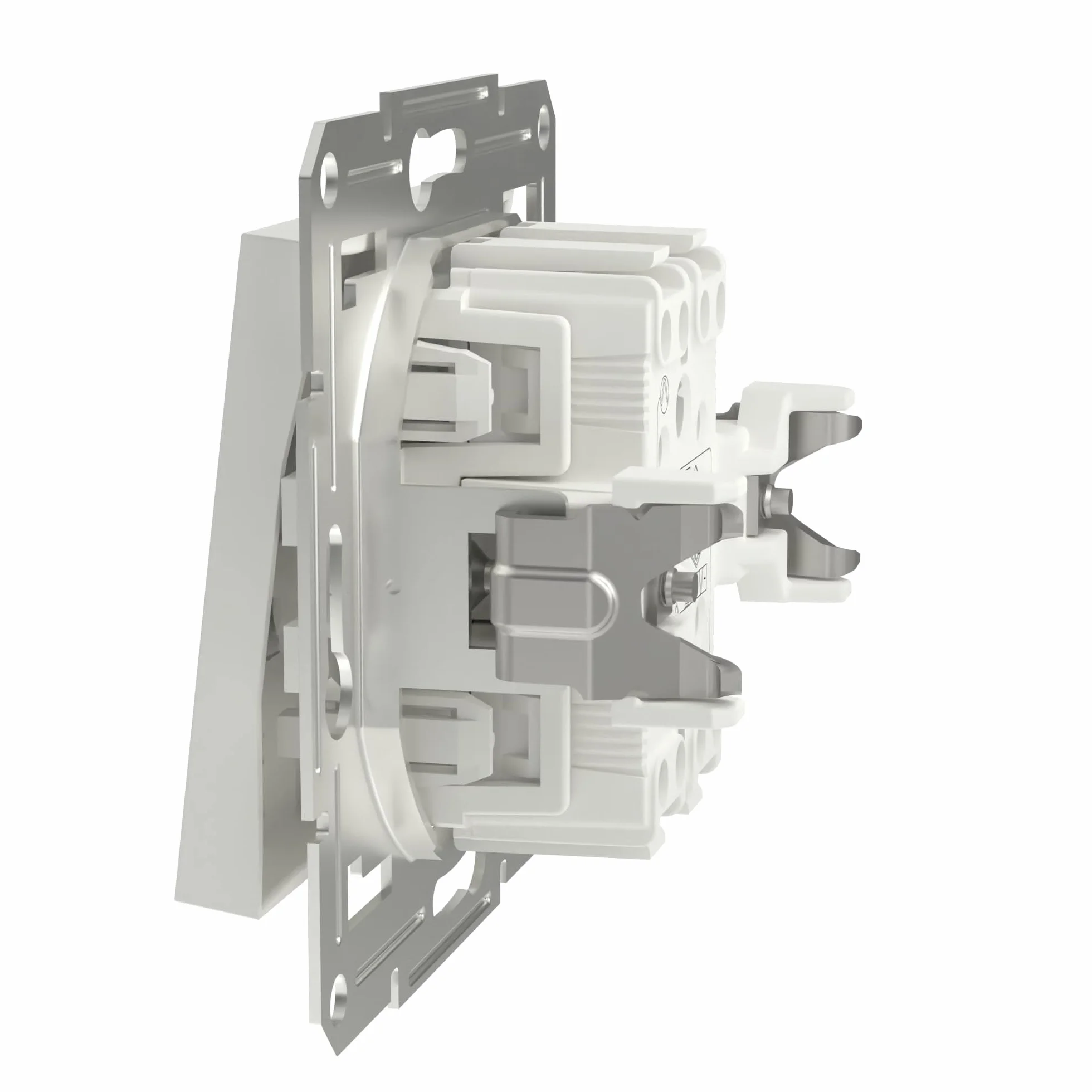 Schneider Electric Asfora EPH1370521D przełącznik do rolet 10 A - 250 V LED podtynkowy, przełącznik żaluzji, zaciski wtykowe, biały