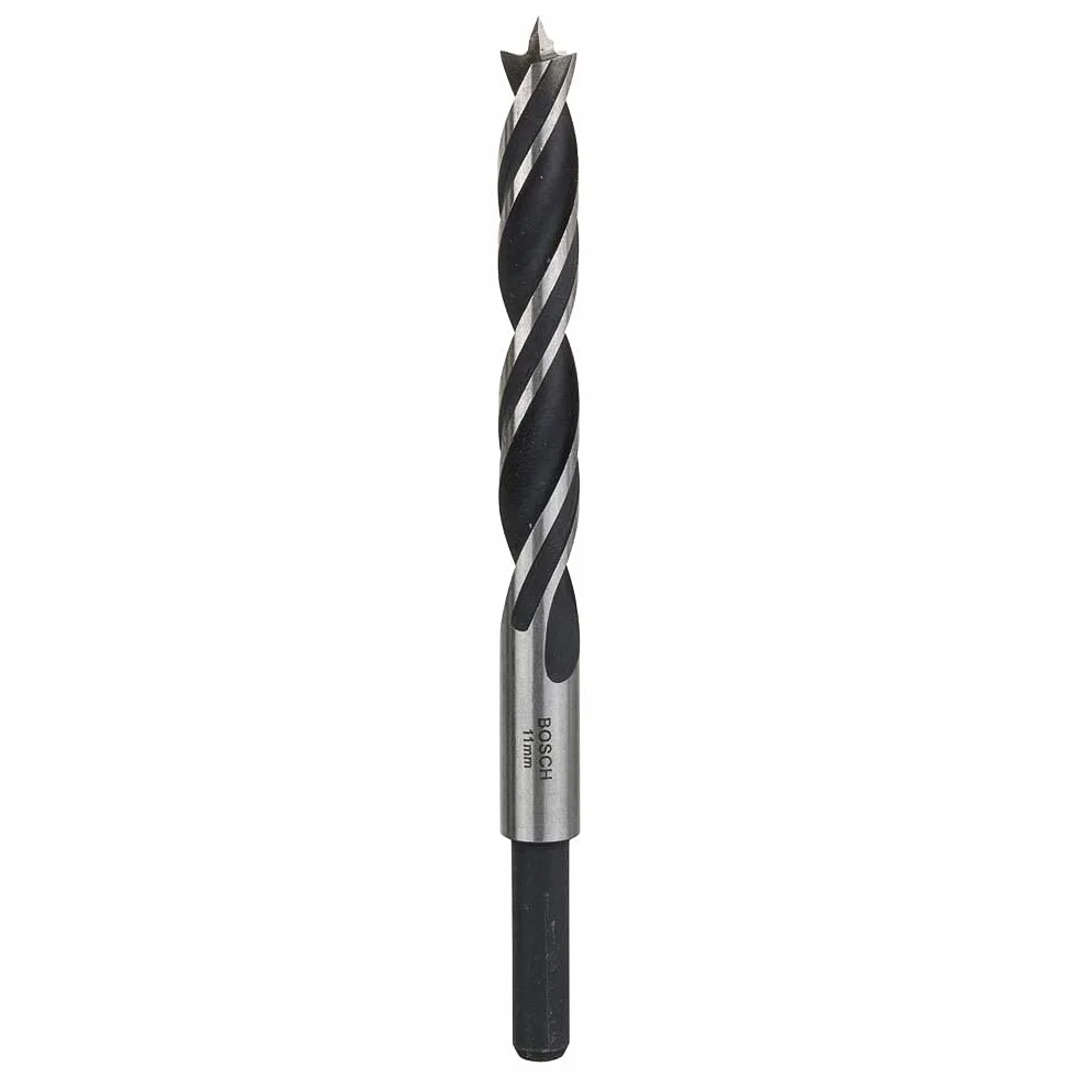 Bosch Professional Spiralne Wiertła do Drewna (dla Drewno, Ø 11 x 89 x 142 mm, Osprzęt do Wiertarek)