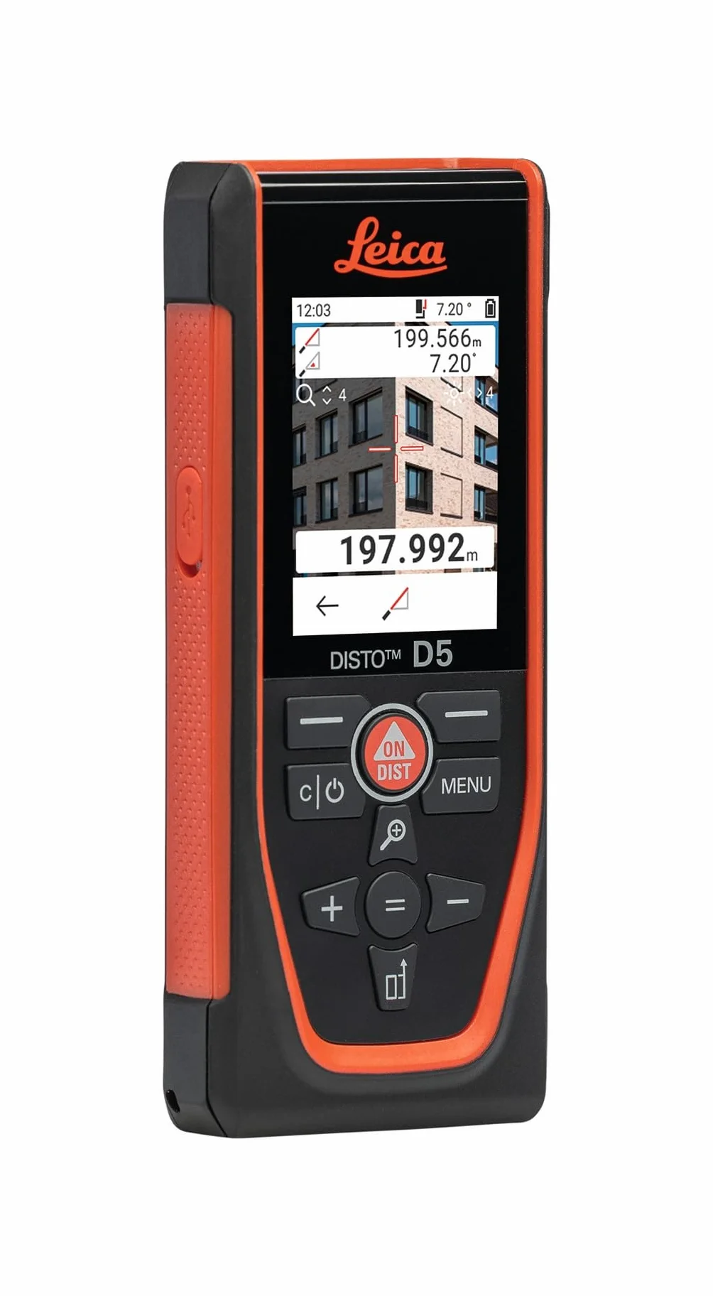Leica Geosystems DISTO D5 New 650ft Laser Distance Measure with Bluetooth, 4X Zoom Camera