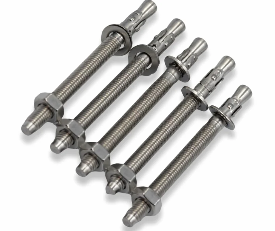 Kotwa śrubowa o dużej wytrzymałości M6 x 40 mm, ocynkowana, dopuszczenie do jakości przemysłowej, kotwa klinowa o dużej wytrzymałości, 10 szt. (M6 x 55 mm - 10 sztuk)