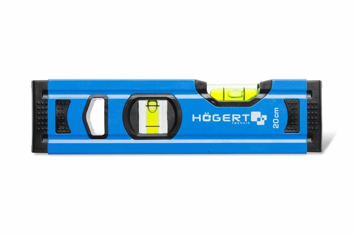 Högert Technik HT4M001-D Poziomica Libellowa, Niebieski, 20 cm