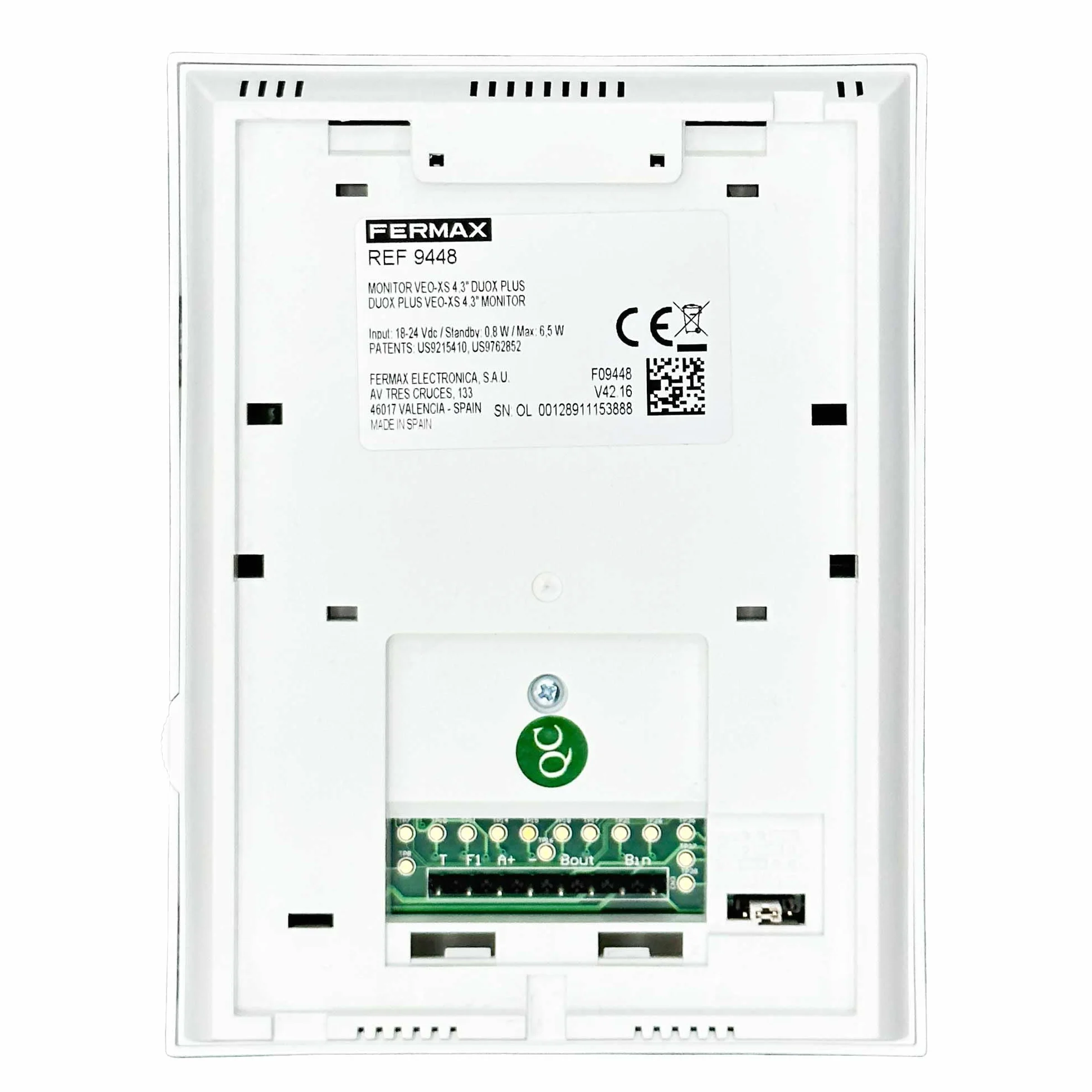 Fermax Monitor Wi-Fi Veo-Xs 4,3" Duox Plus