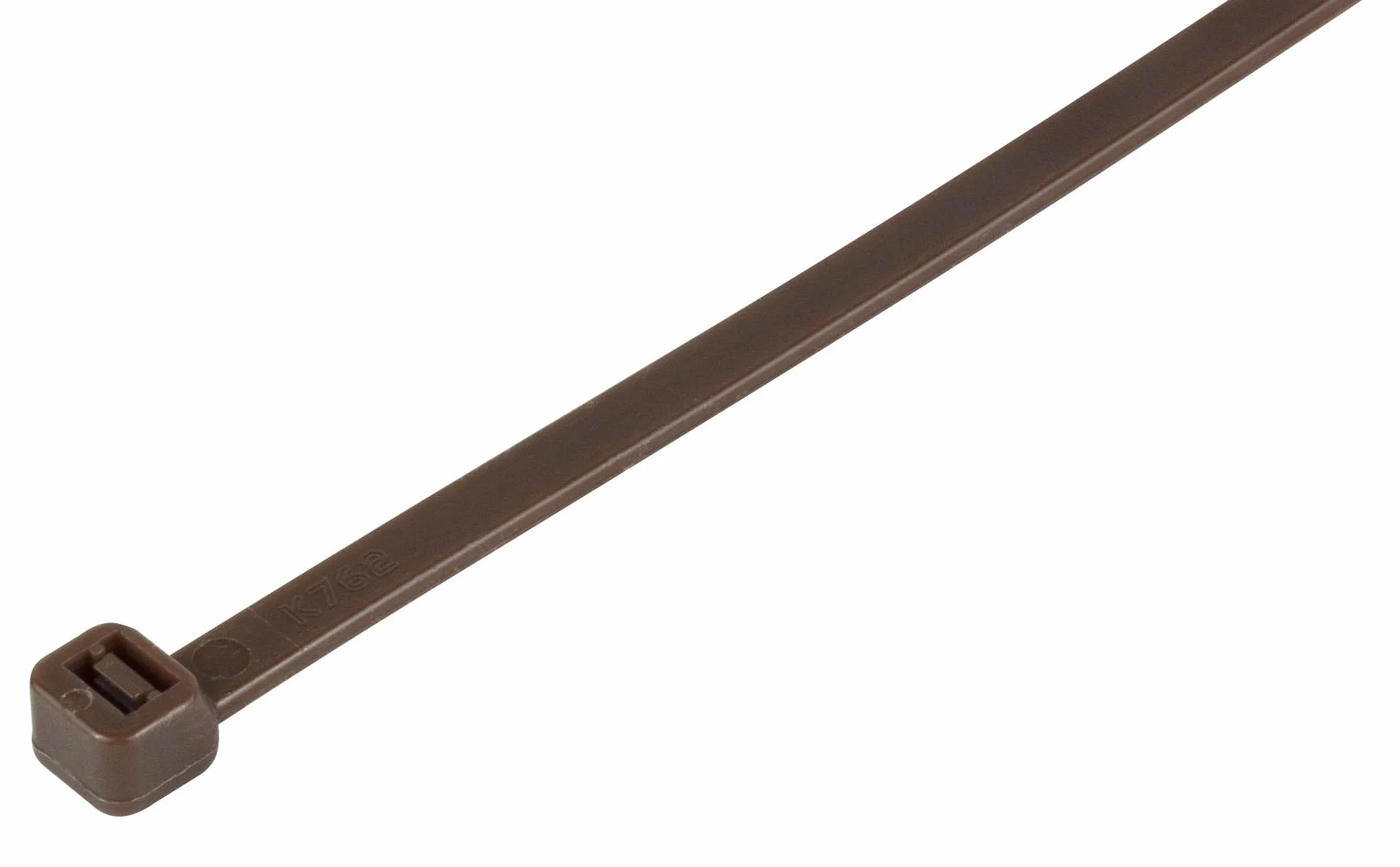 Gocableties Brązowe opaski kablowe, 300 mm x 3,6 mm, 100 sztuk, 30 cm nylonowe opaski na zamek błyskawiczny, wielofunkcyjne plastikowe opaski zaciskowe, bezpieczny mechanizm samoblokujący, do domu,
