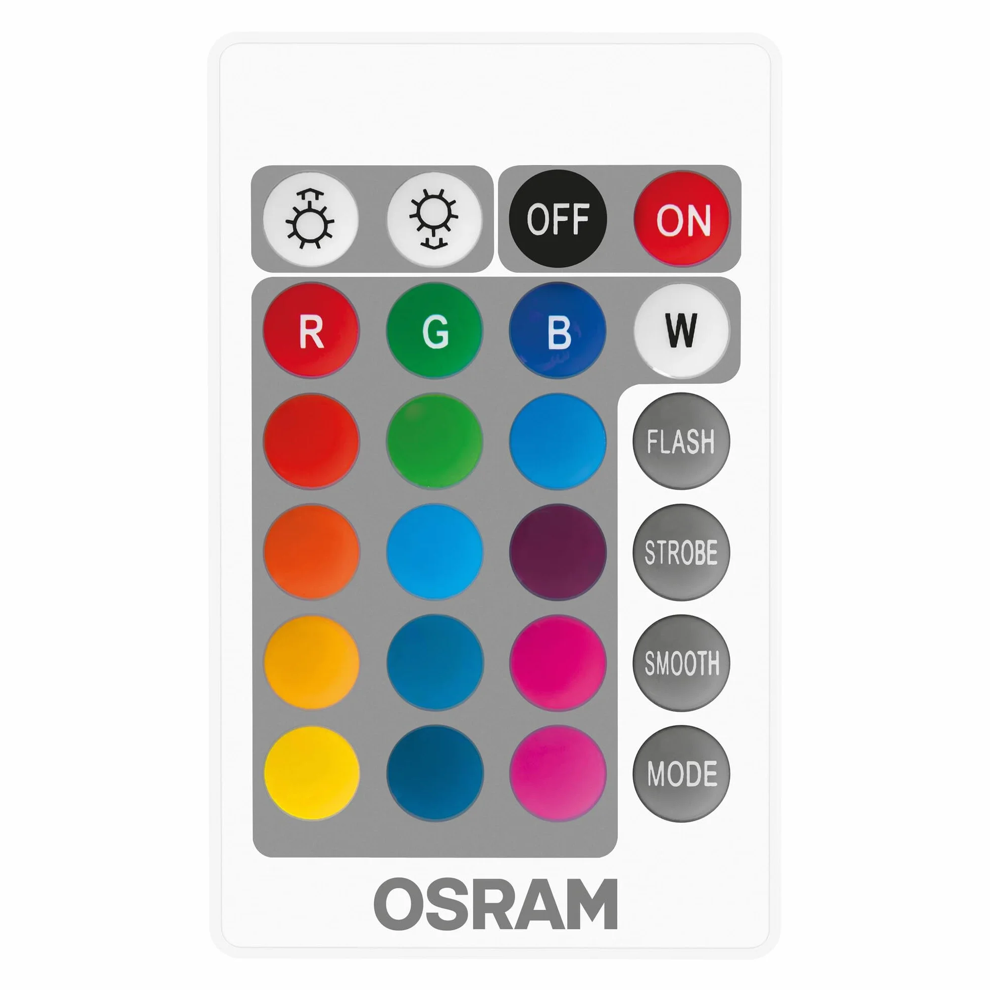 OSRAM Lampa LED | Trzonek: E14 | Ciepły biały | 2700 K | 5,50 W | matowe | LED Retrofit RGBW lampy z pilotem [Klasa efektywności energetycznej A+]