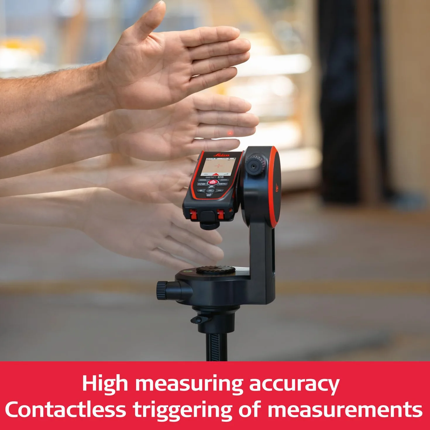 Leica Geosystems DISTO D5 New 650ft Laser Distance Measure with Bluetooth, 4X Zoom Camera