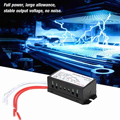 HC oświetlenie transformator elektroniczny Wejście 220 woltów/wyjście 12 V inteligentny sterownik zasilacza przetwornica napięcia adapter transformatora elektronicznego (60 W)