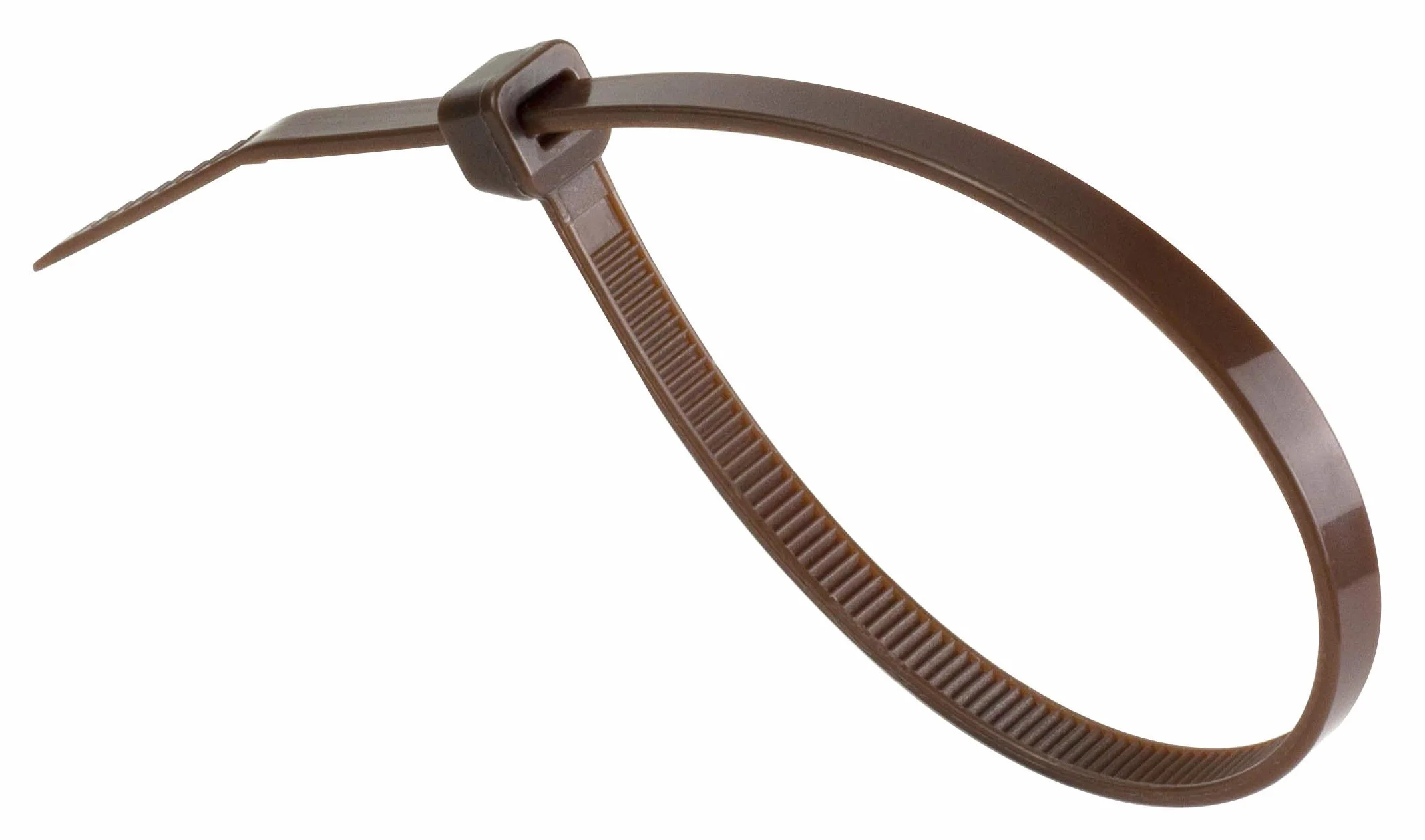 Gocableties Brązowe opaski kablowe, 300 mm x 3,6 mm, 100 sztuk, 30 cm nylonowe opaski na zamek błyskawiczny, wielofunkcyjne plastikowe opaski zaciskowe, bezpieczny mechanizm samoblokujący, do domu,