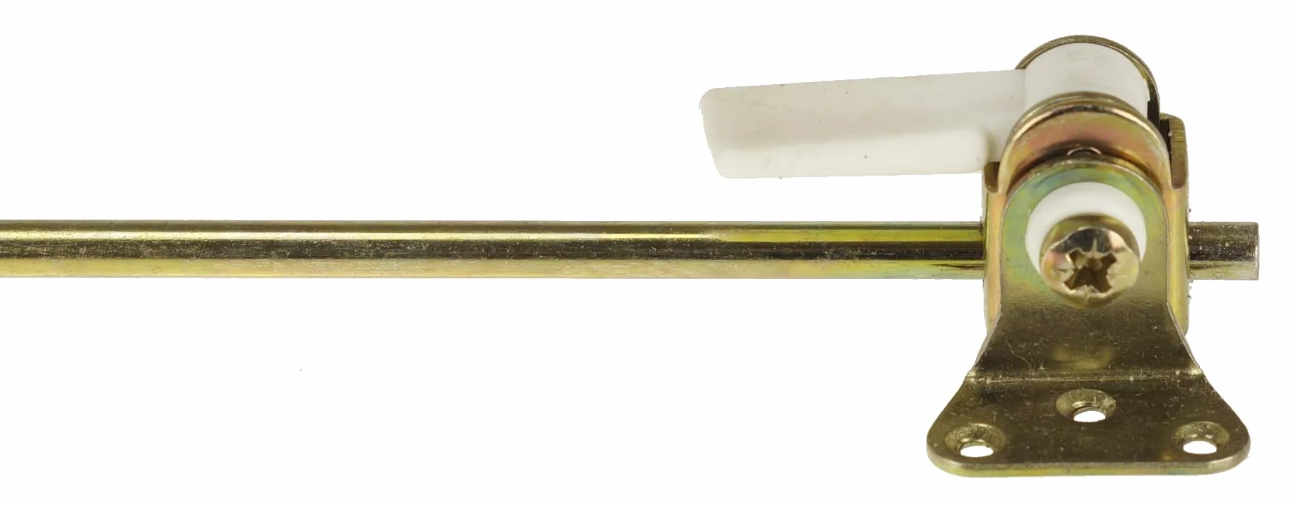 Ogranicznik Okienny 270 mm, Złocony i Ocynkowany, Regulowany Ogranicznik Tarciowy do Okien i Drzwi Balkonowych, Trwały, Odporny na Warunki Pogodowe