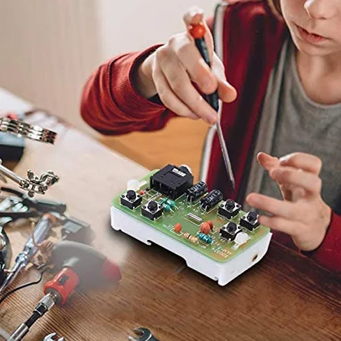 76 MHz-108 MHz stereo moduł odbiornika radia FM DIY elektroniczny zestaw lutowniczy płytka lutownicza projekt praktyki