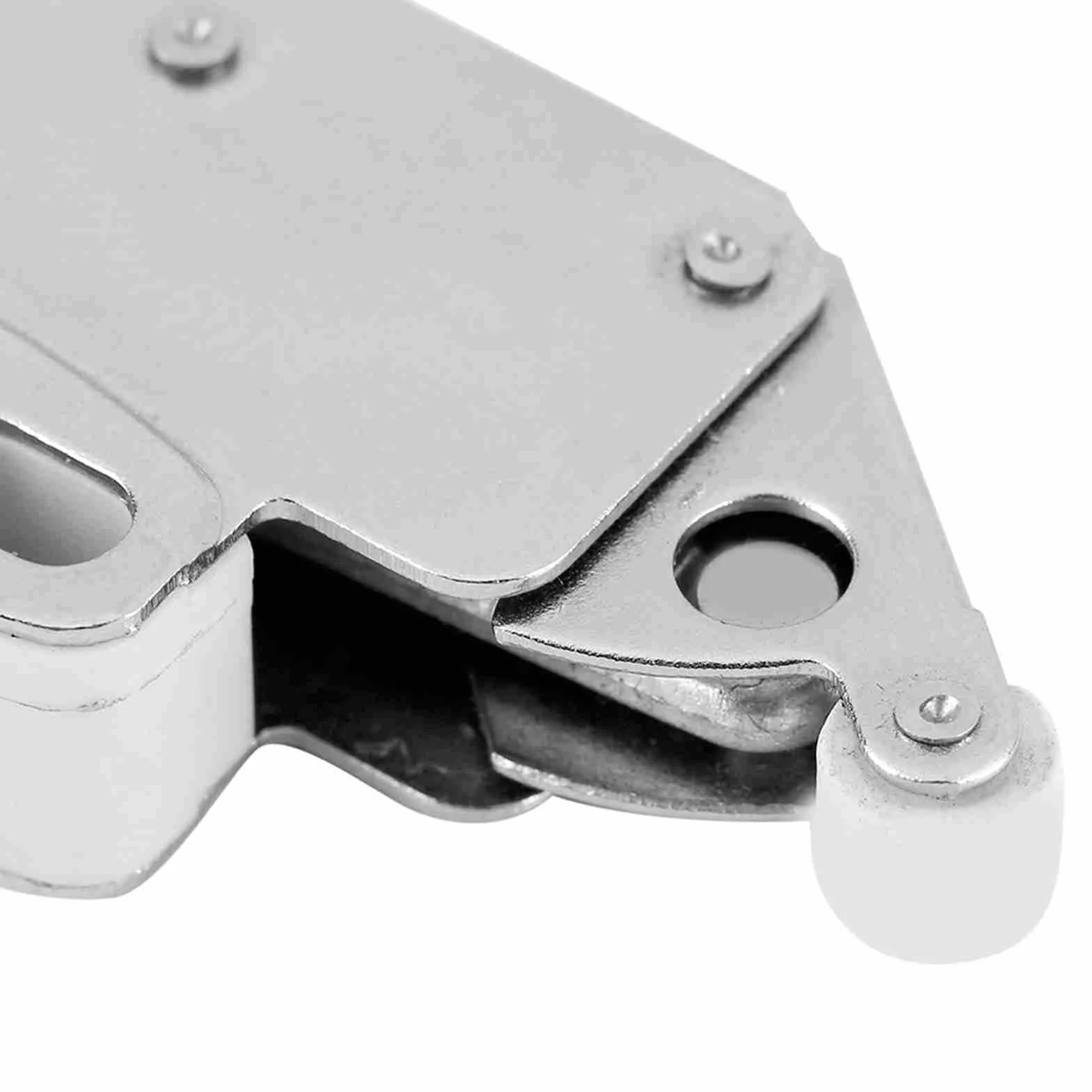 Push To Open Lock Zatrzask Sprężynowy Szafki ze śrubami, Mini Zatrzask Zamka Drzwi Push Lock Zatrzask Sprężynowy Szuflady