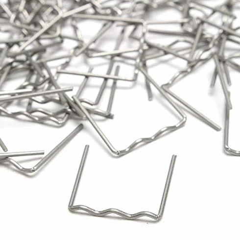 Plastikowe Spawalnicze Drut Spawalniczy 500pcs Metalowy Zszywek Zszywa do Szybkiej i łatwej Pracy do Naprawy Srebrnego 500 * Fale Zszywane Pokarm (Kształt 0,6 mm W.)