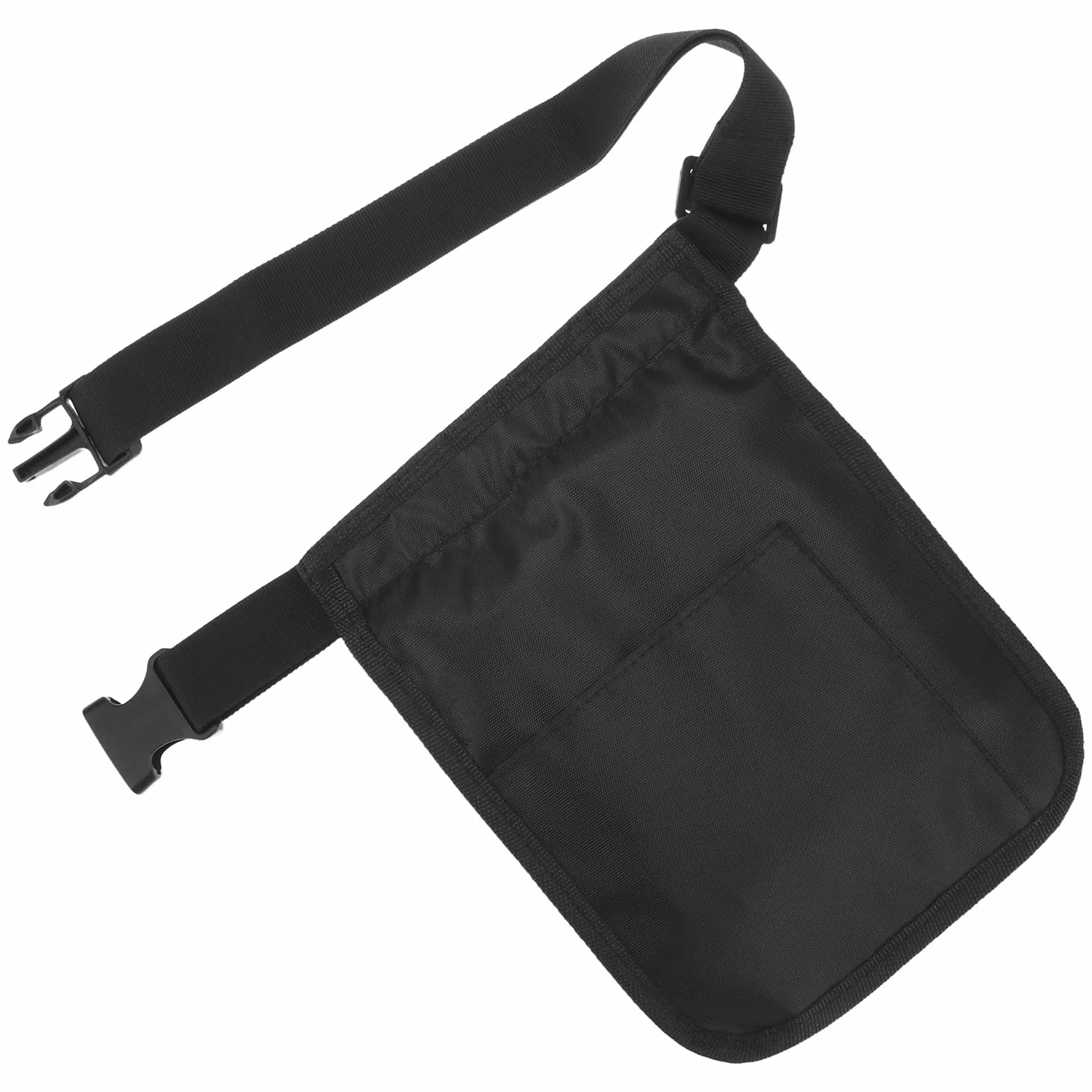 QWORK Medyczny pasek organizera, torba do przechowywania pielęgniarek, torba na talię, torba na nożyczki medyczne, zestaw do pielęgnacji, narzędzie (czarny, 25 x 18 cm)
