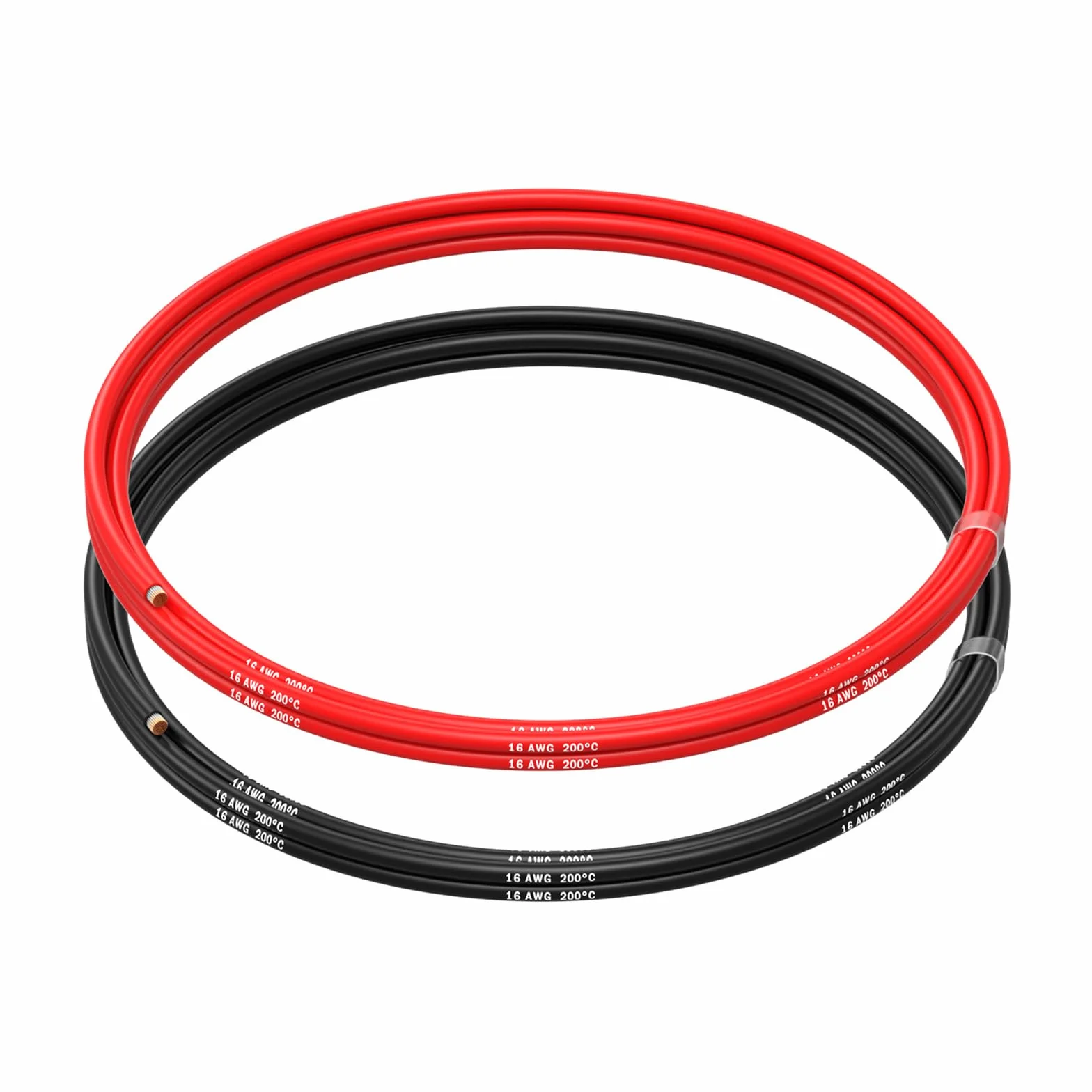 MMOBIEL 16 AWG silikonowy kabel elektroniczny – 16 Gauge (1,31 mm²), ocynkowany kabel miedziany – 2 oddzielne kable czerwone i czarne, każdy 1,5 m / 5 ft do RC, dronów, drukarek 3D, baterii, kabli